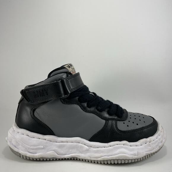 Maison Mihara Yasuhiro MMY Wayne OG Sole Sneaker High Black White Mens 41, US 8 - Picture 1 of 11